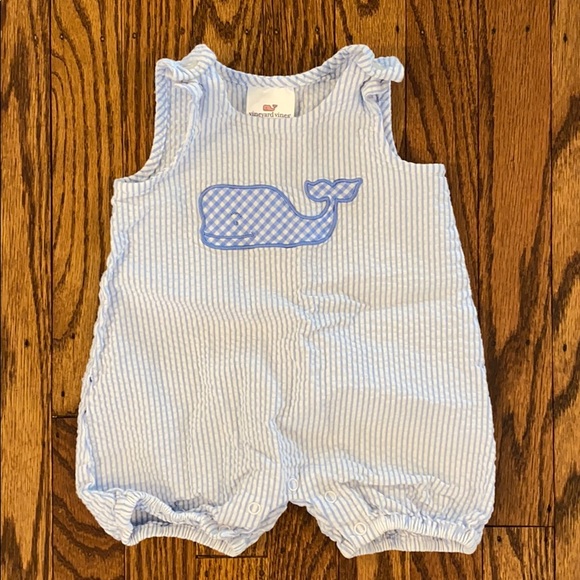 Vineyard Vines Other - Vineyard Vines Seersucker Romper Overalls